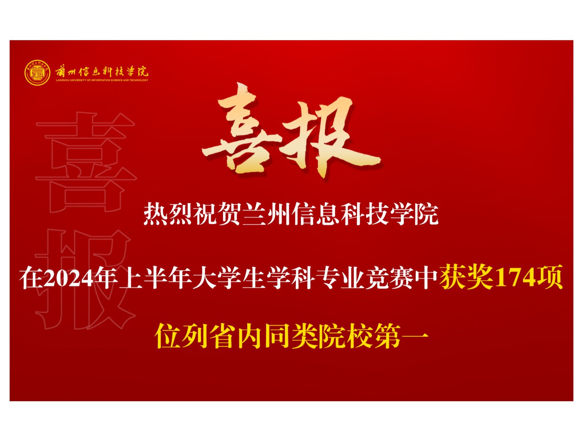 174项！2026世界杯官网入口在2024年省级大学生学科专业竞赛中取得佳绩